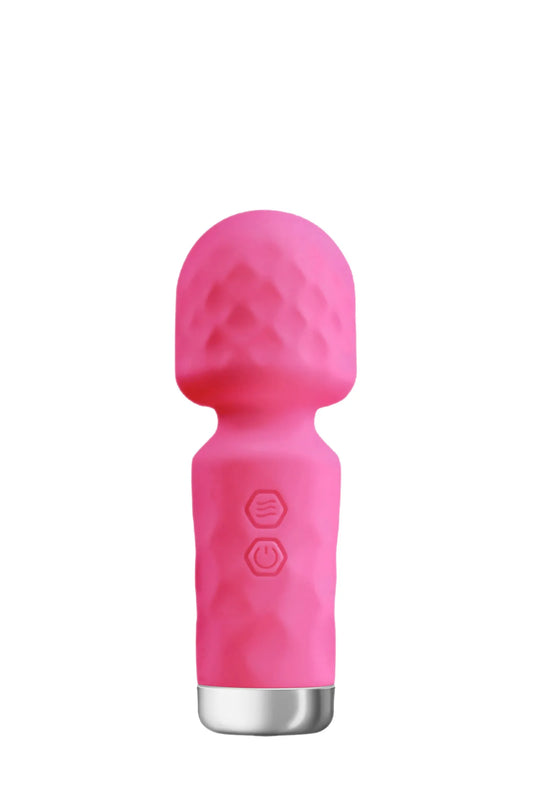 King Wand Rose Mini Vibromasseur en silicone