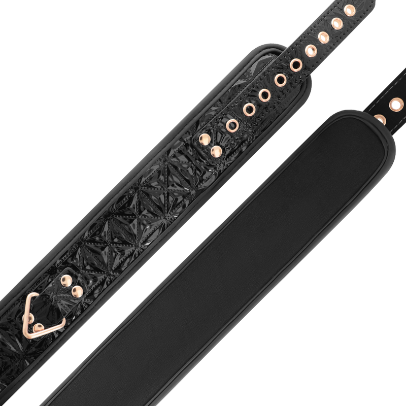 Collier en cuir vegan Begme Black edition premium