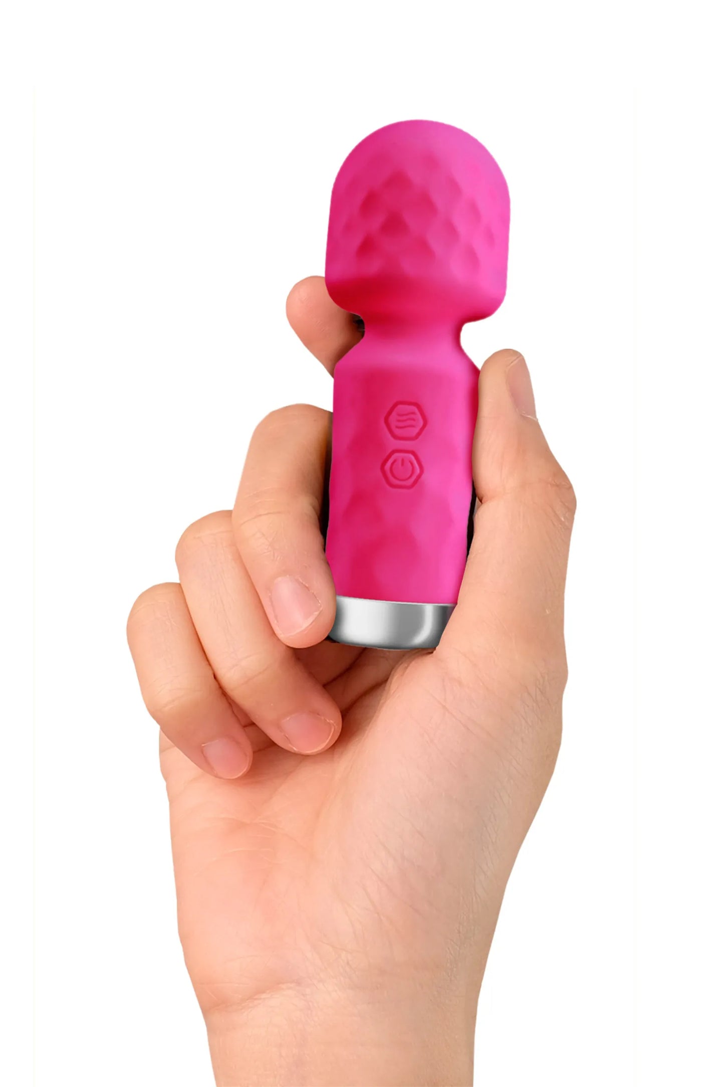 King Wand Rose Mini Vibromasseur en silicone