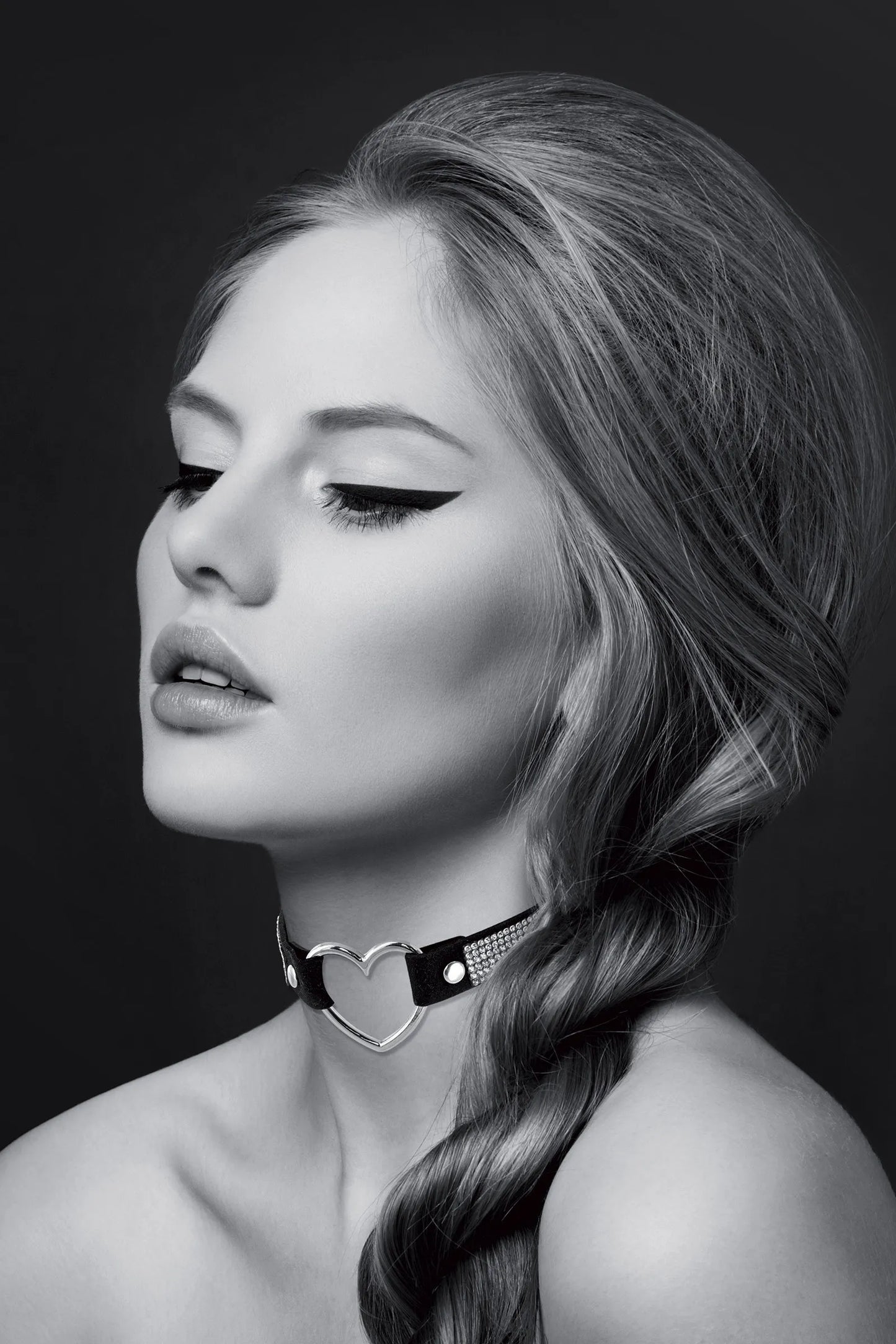 Collier Strass et Coeur