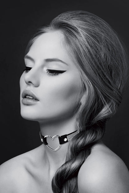 Collier Strass et Coeur