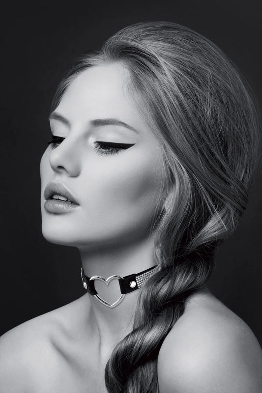 Collier Strass et Coeur