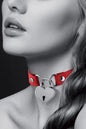 Collier pendentif coeur rouge