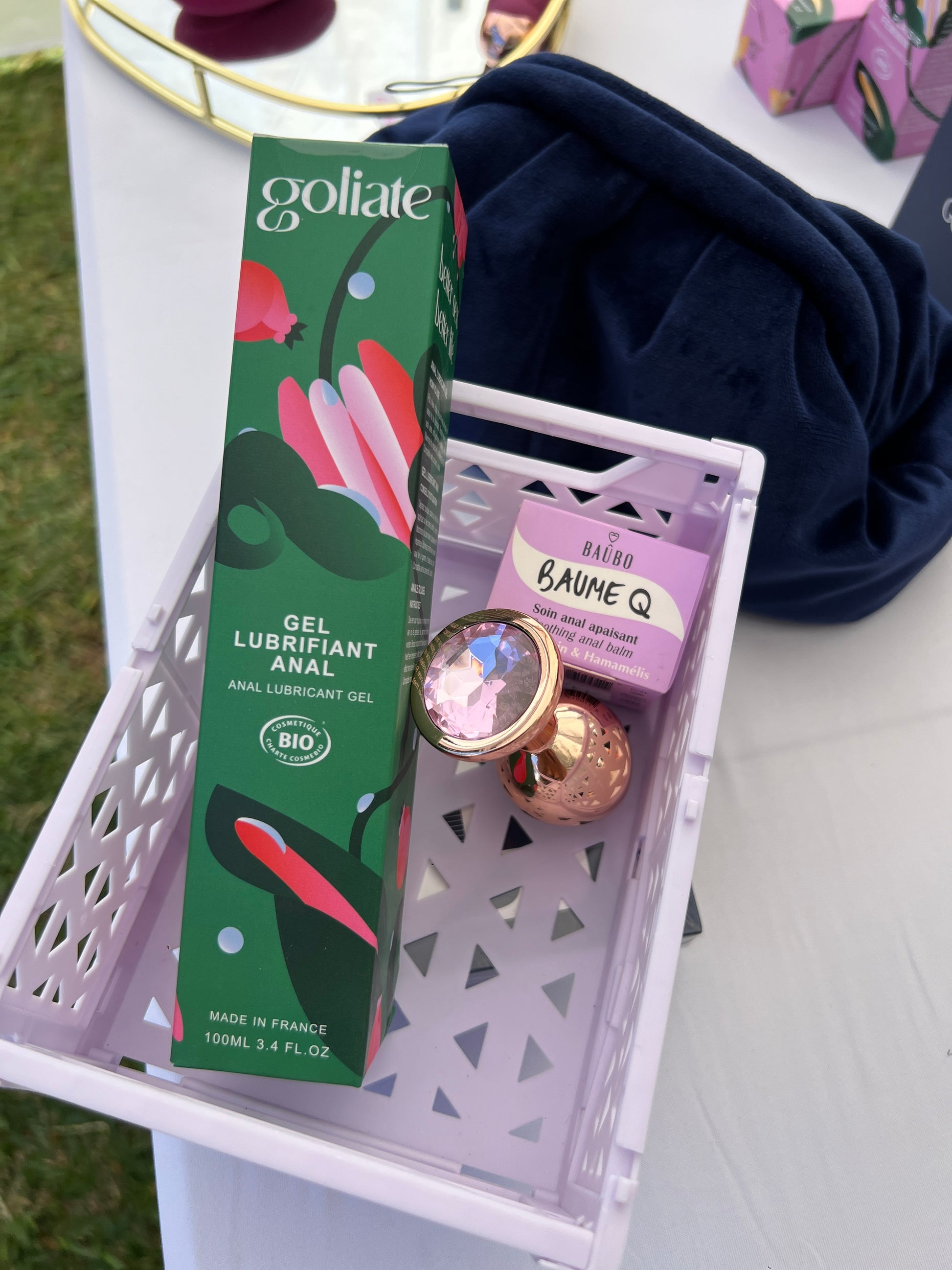 Lubrifiant anal Goliate plug baume de soin Baubo 